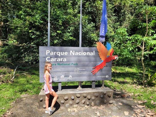 Carara nasjonalpark med barn