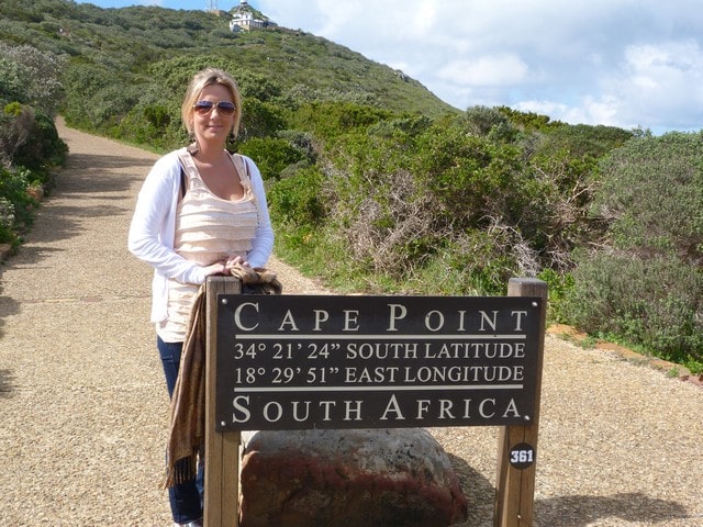 Cape Point med barn