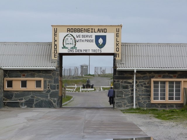 Robben Island med barn