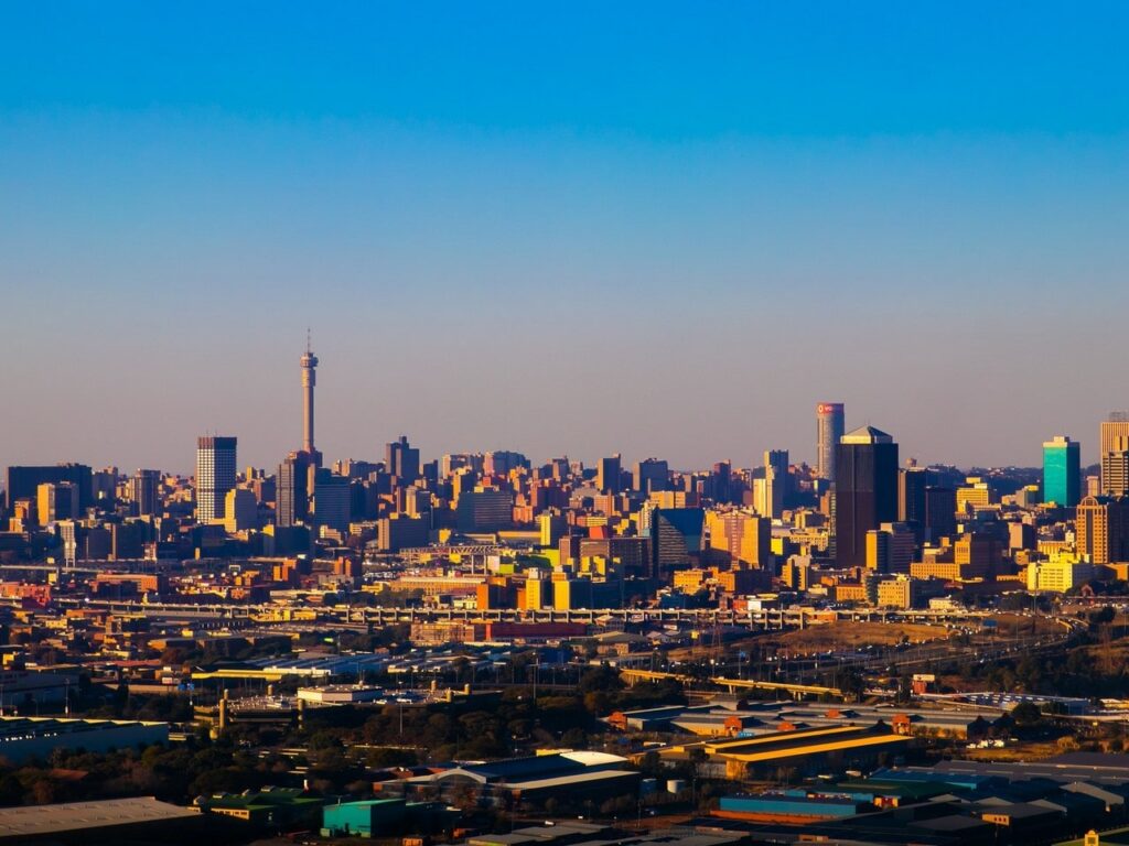 Johannesburg med barn