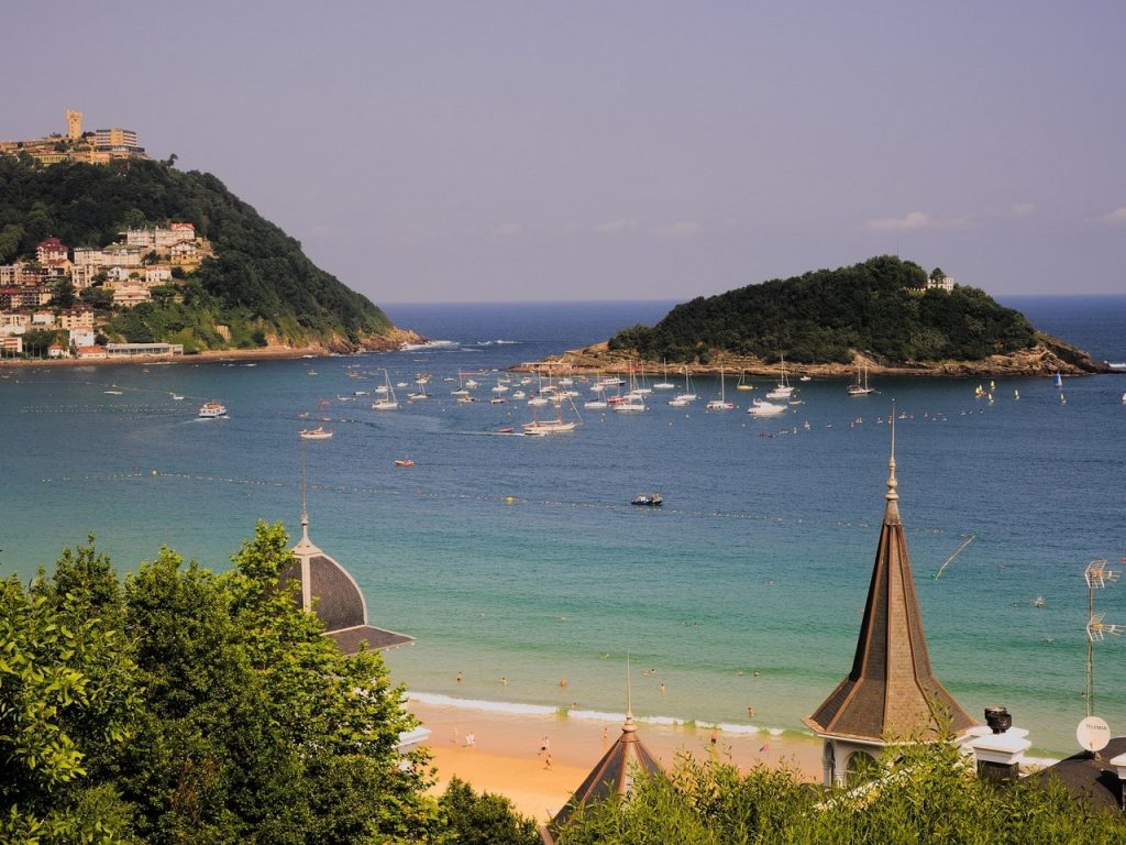 San Sebastian met kinderen