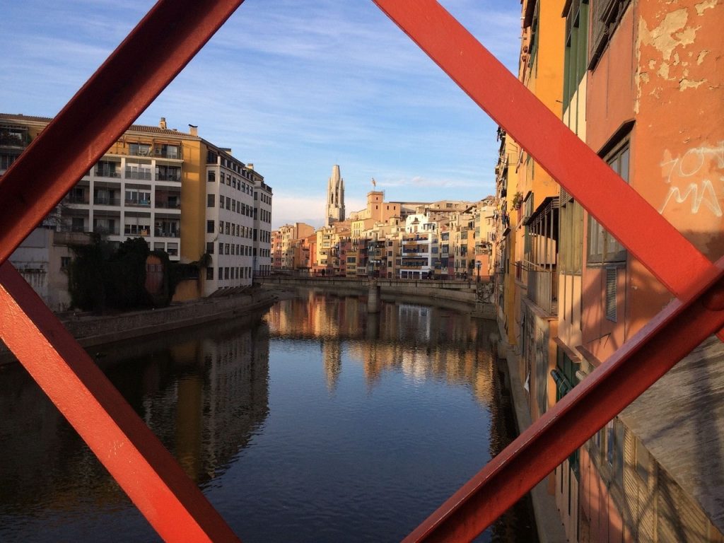 Girona met kinderen