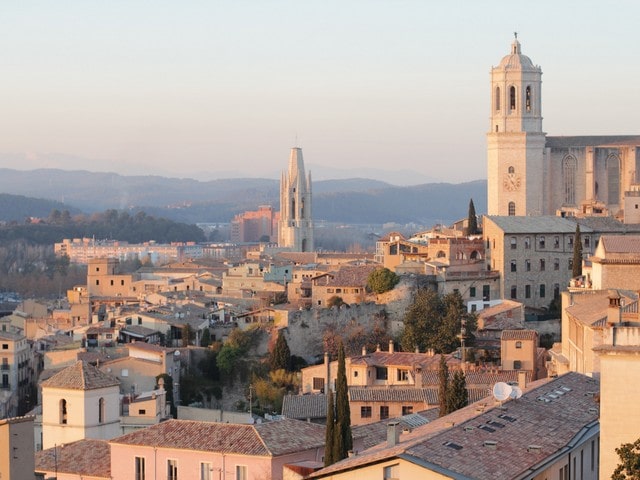 Girona met kinderen