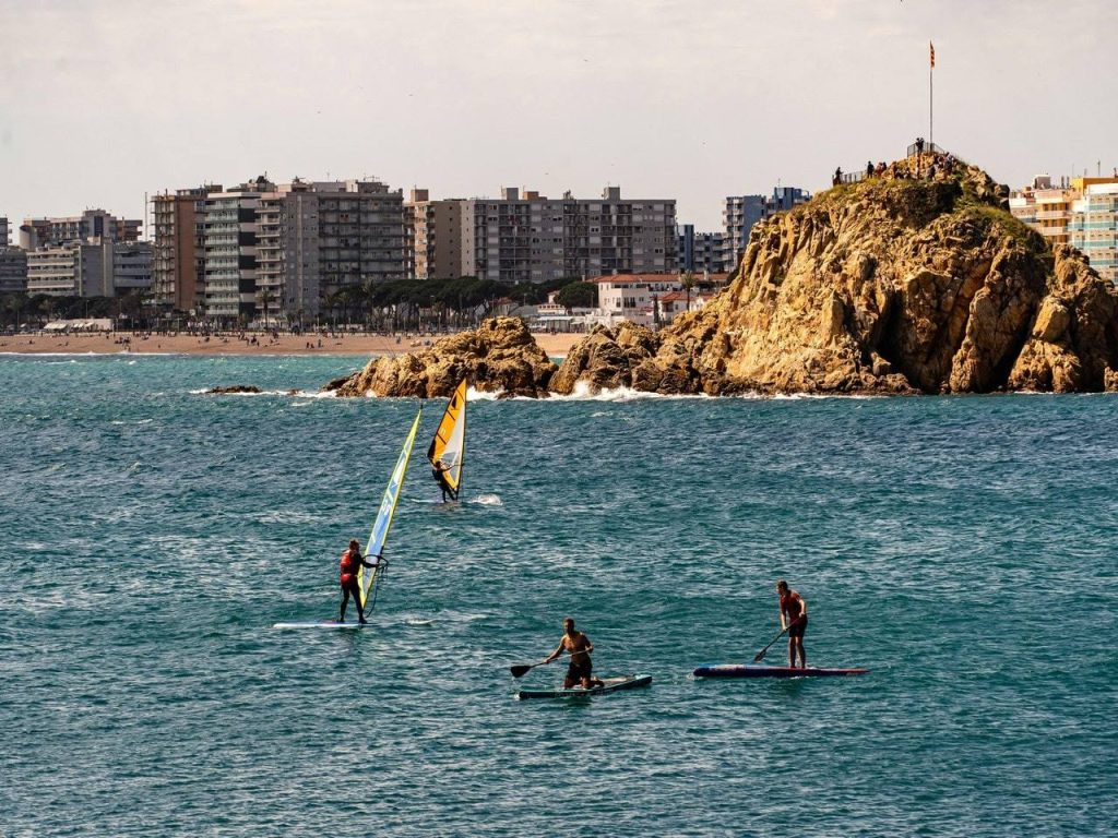 Blanes met kinderen