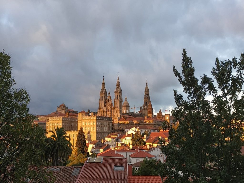 Santiago de Compostella met kinderen